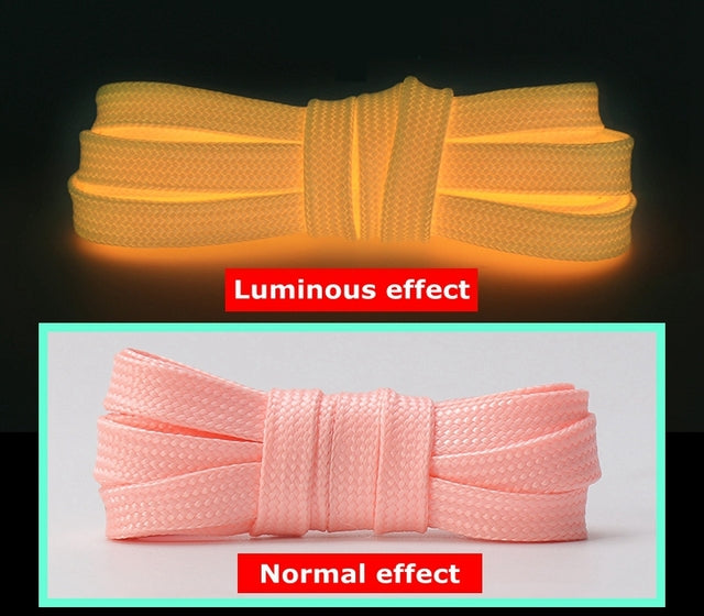 Fluorescent Shoelaces - Glow-in-the-Dark Strips