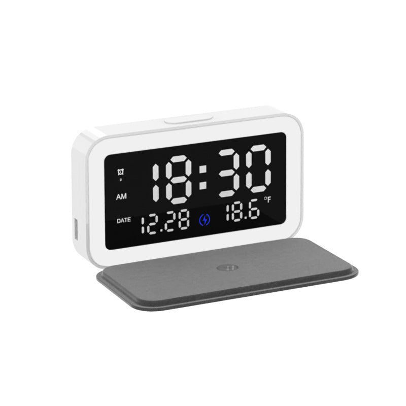 6 IN 1 Wireless Charging Clock Digital