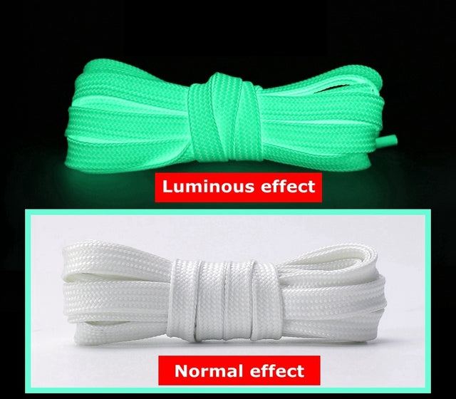 Fluorescent Shoelaces - Glow-in-the-Dark Strips