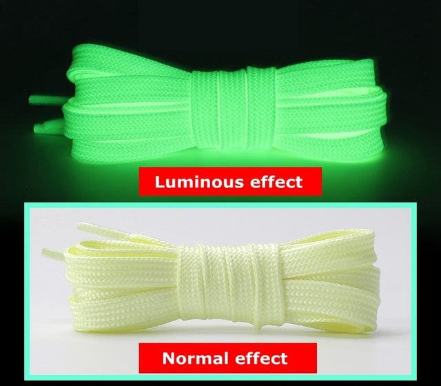 Fluorescent Shoelaces - Glow-in-the-Dark Strips