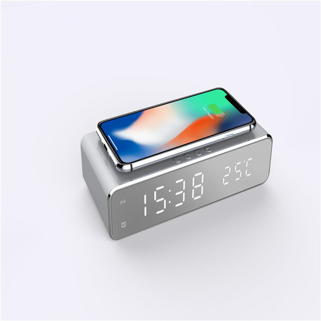 Wireless Charging Alarm Clock Thermometer