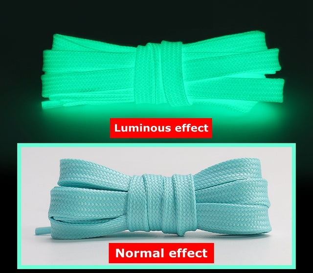 Fluorescent Shoelaces - Glow-in-the-Dark Strips