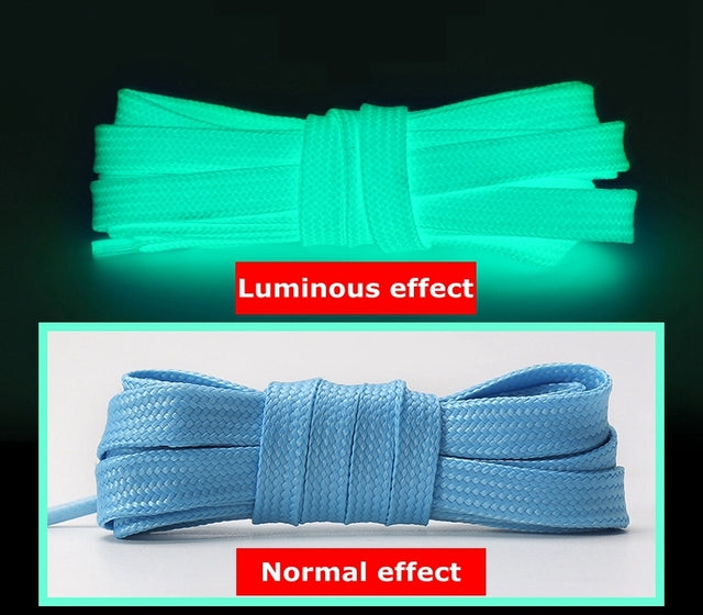 Fluorescent Shoelaces - Glow-in-the-Dark Strips