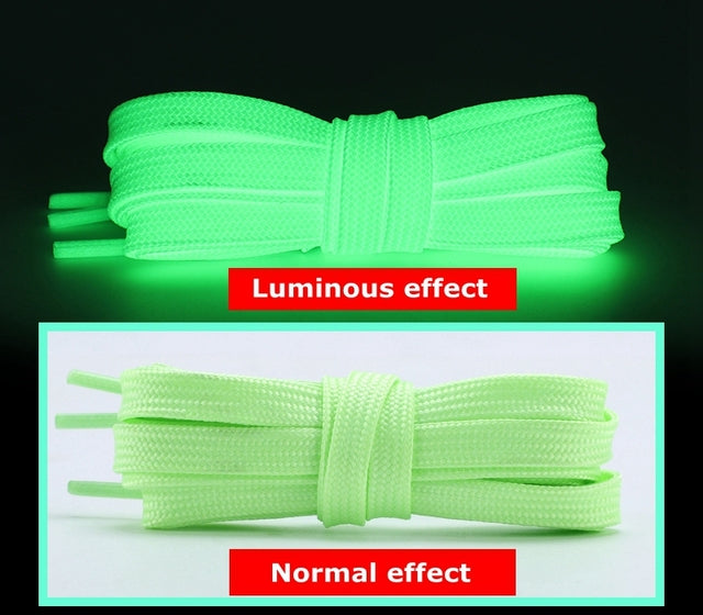 Fluorescent Shoelaces - Glow-in-the-Dark Strips